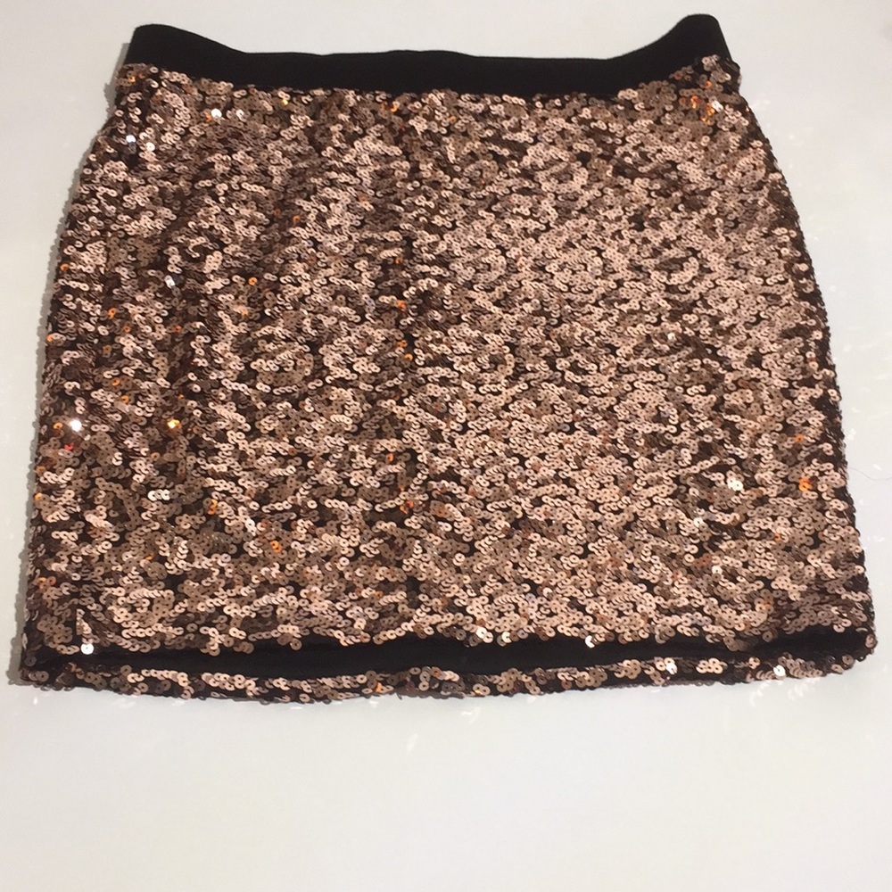 Torrid size 2 pink champagne sequins skirt